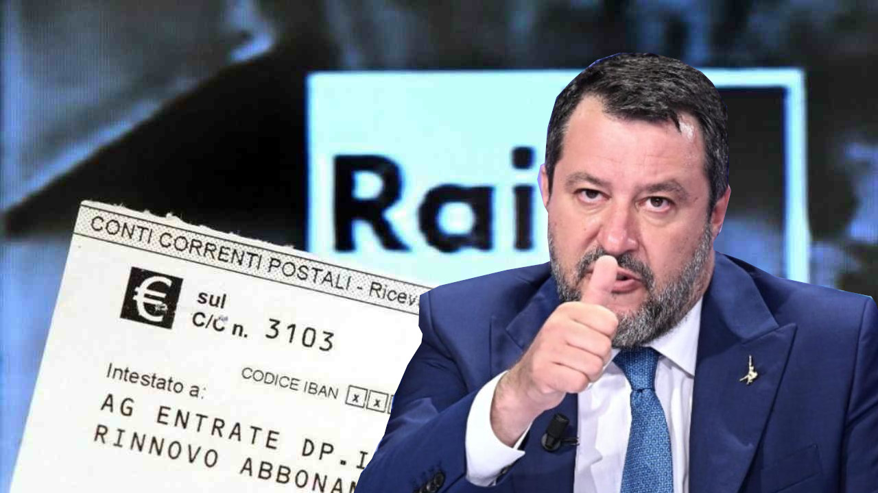 Salvini, addio canone Rai