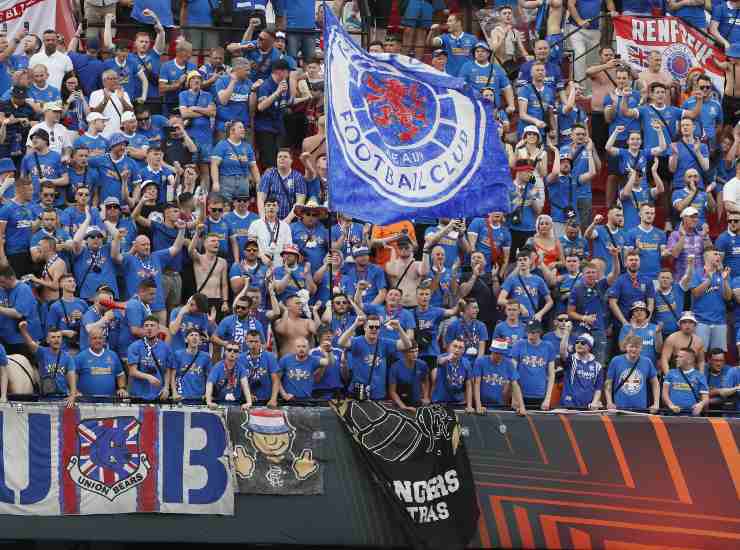Tifosi dei Rangers Glasgow (Credit: Ansa) 13092022 - Meteoweek.com