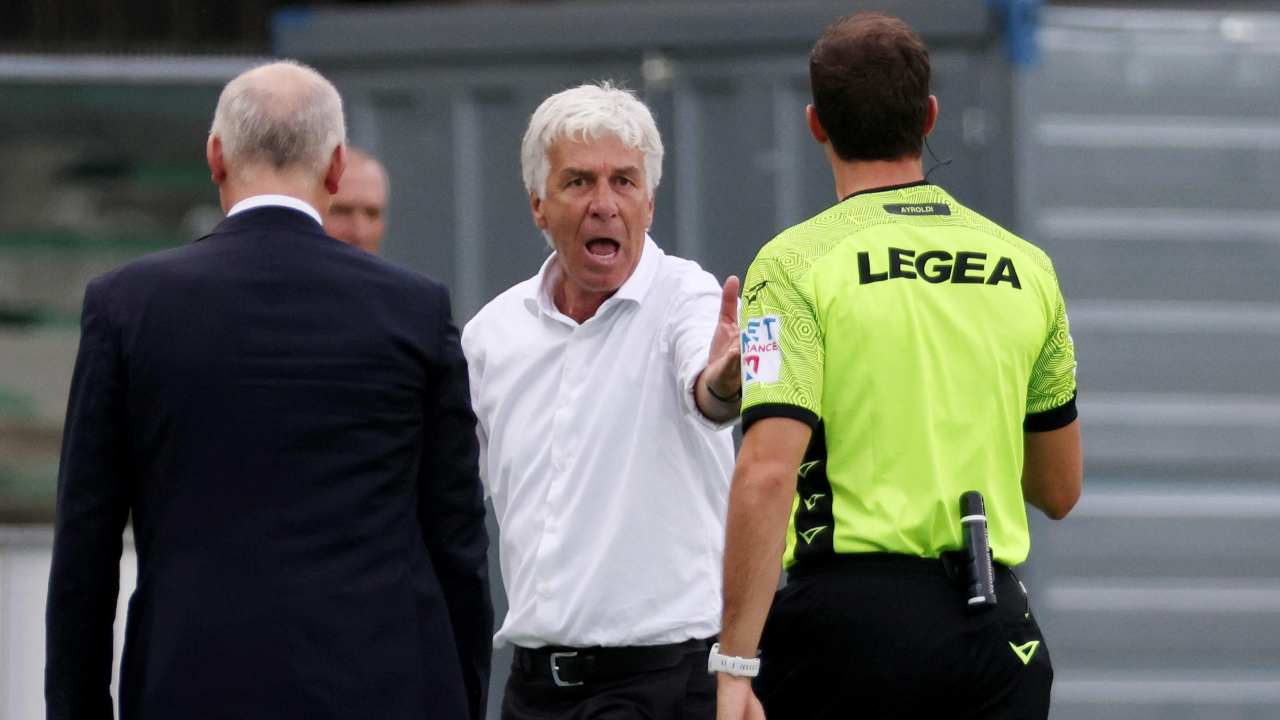 Gian Piero Gasperini, allenatore dell'Atalanta (credit: Ansa) 02102022 Meteoweek.com