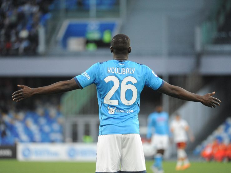 Koulibaly con la maglia del Napoli [Credit: ANSA] - 15102022 MeteoWeek.com