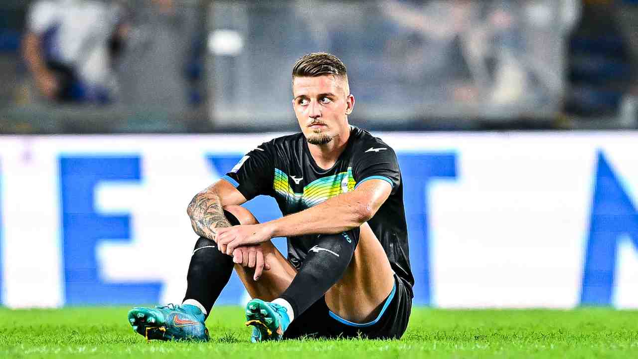 Sergej Milinkovic-Savic, centrocampista della Lazio [Credit: ANSA] - 13102022 MeteoWeek.com