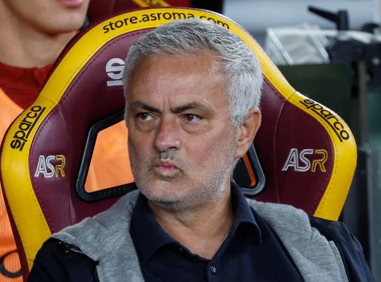 José Mourinho, allenatore della Roma (credit: Ansa) 15102022 Meteoweek.com