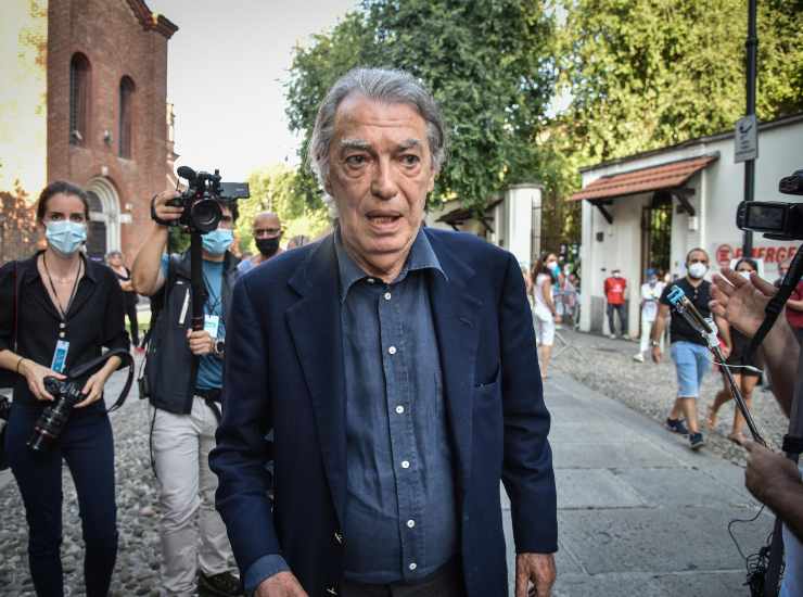 Massimo Moratti ex presidente dell'Inter (Credit: Ansa) 29102022 - Meteoweek.com