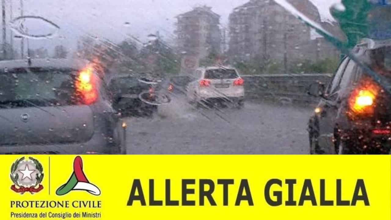 Maltempo, allerta gialla in Campania possibili grandinate, raffiche e temporali intensi - meteoweek.com