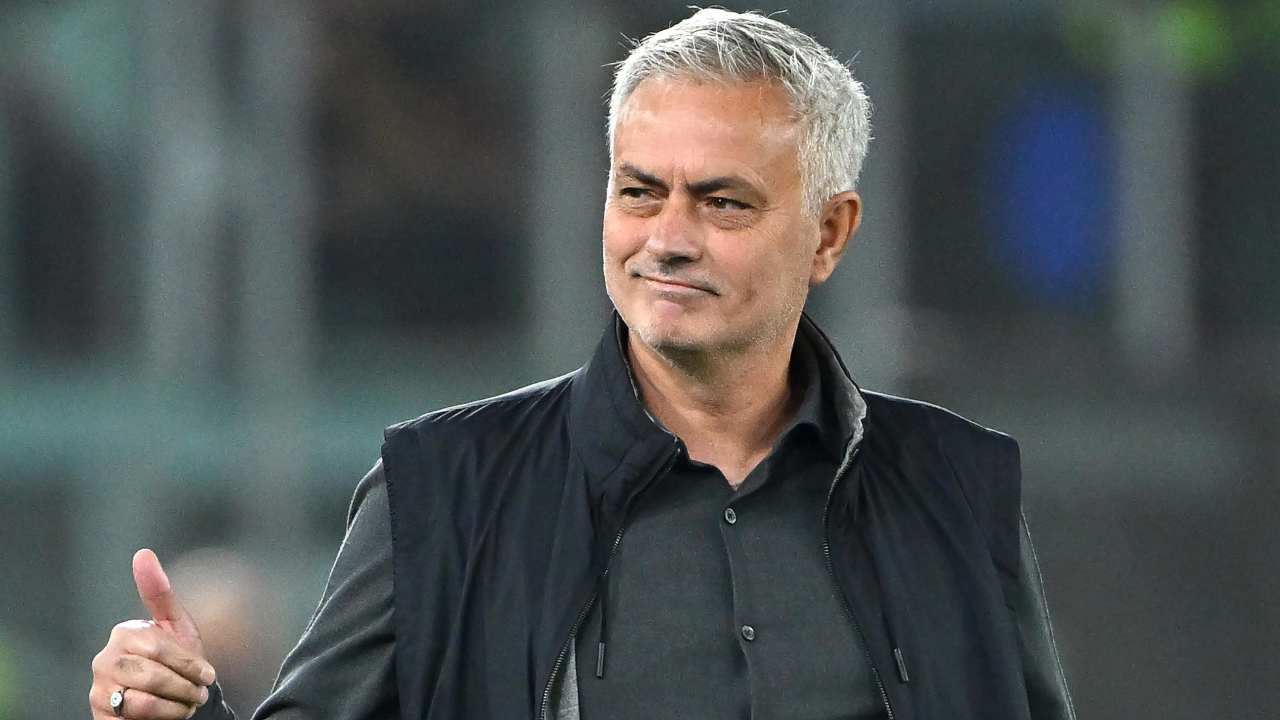 José Mourinho, allenatore della Roma (credit: Ansa) 04112022 Meteoweek.com