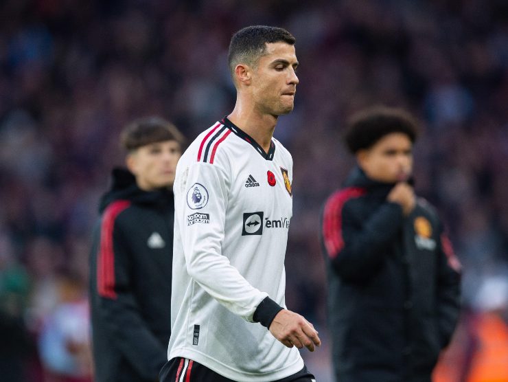 Ronaldo con la maglia dello United - credits: Ansa Foto. 23112022 MeteoWeek.com