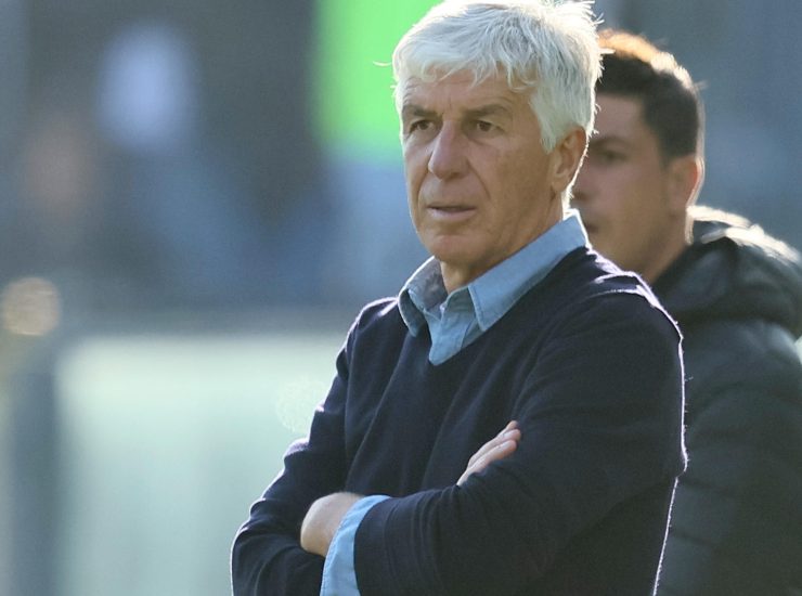 Gian Piero Gasperini durante la partita contro l'Inter (Credit: Ansa) 14112022 - Meteoweek.com