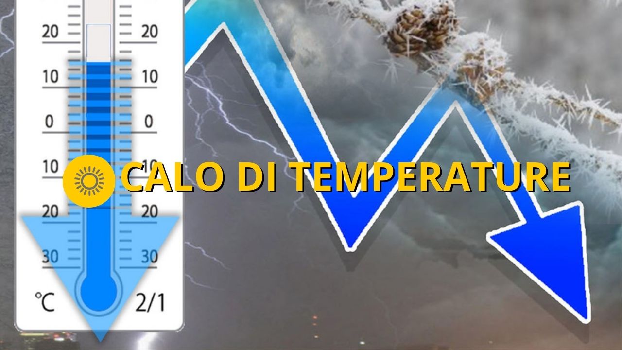 Meteo OGGI lunedì 12 dicembre Sensibile calo delle temperature