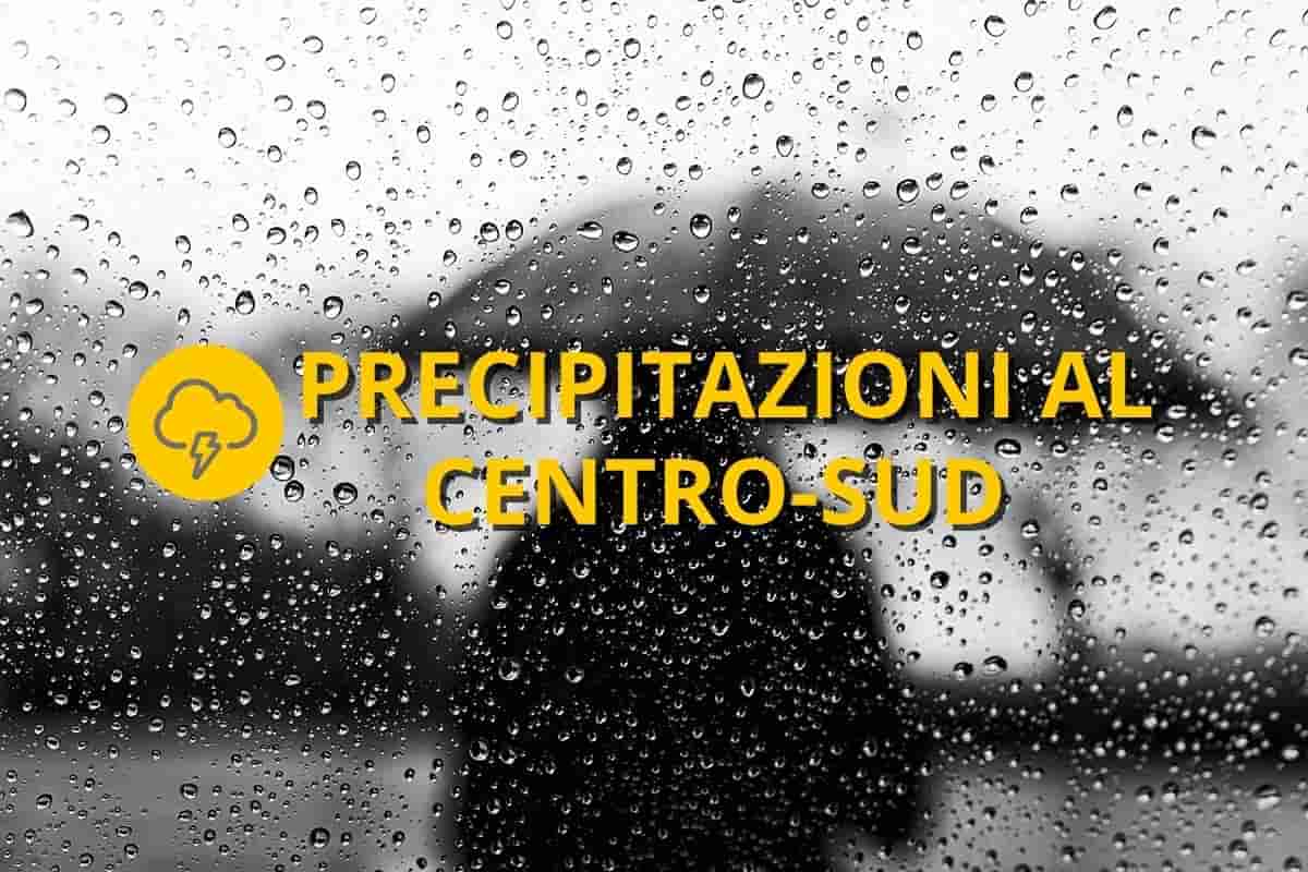 Meteo OGGI mercoledì 14 dicembre Precipitazioni al Centro-Sud - 131222 meteoweek.com