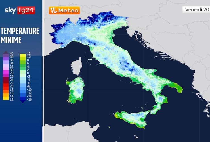 Ciclone Thor, gelo artico in arrivo - 190123 meteoweek.com