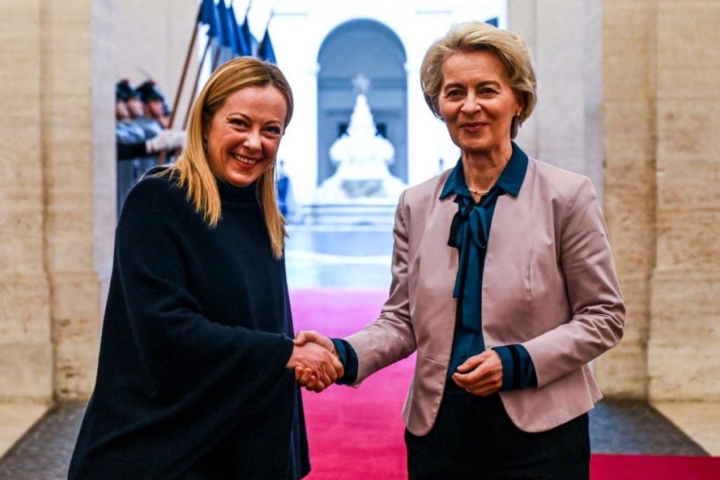 Von der Leyen incontra Meloni: “Italia rispetta impegni del Pnrr” [VIDEO]