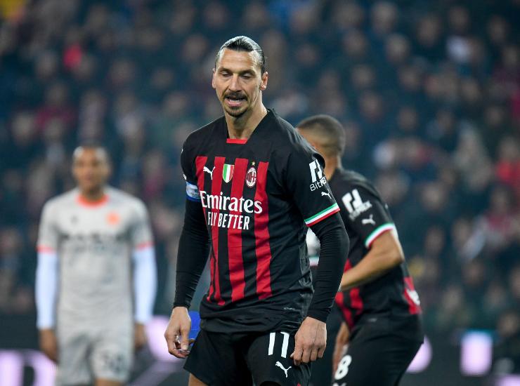 Zlatan Ibrahimovic con la maglia del Milan - credits: Ansa Foto. 05062023 MeteoWeek.com