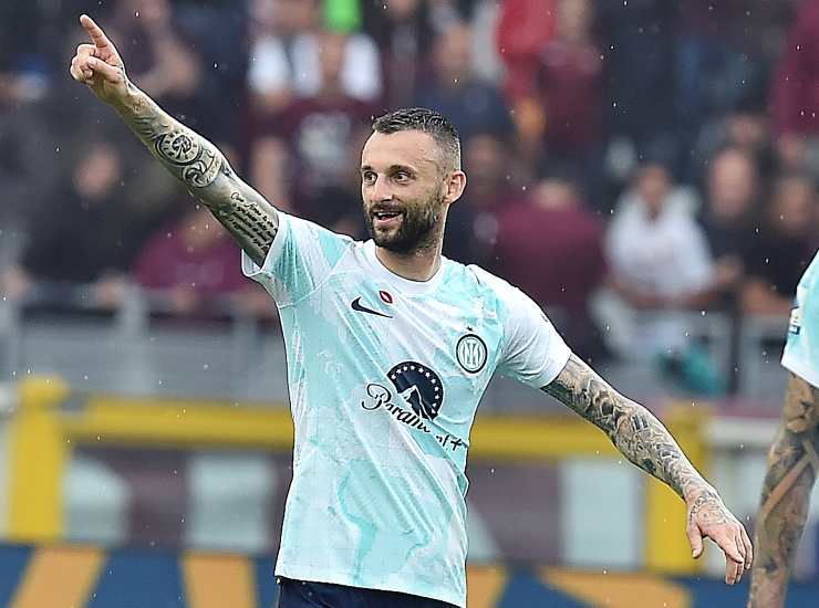 Brozovic con la maglia dell'Inter - - credits: Ansa Foto. 04072023 MeteoWeek.com