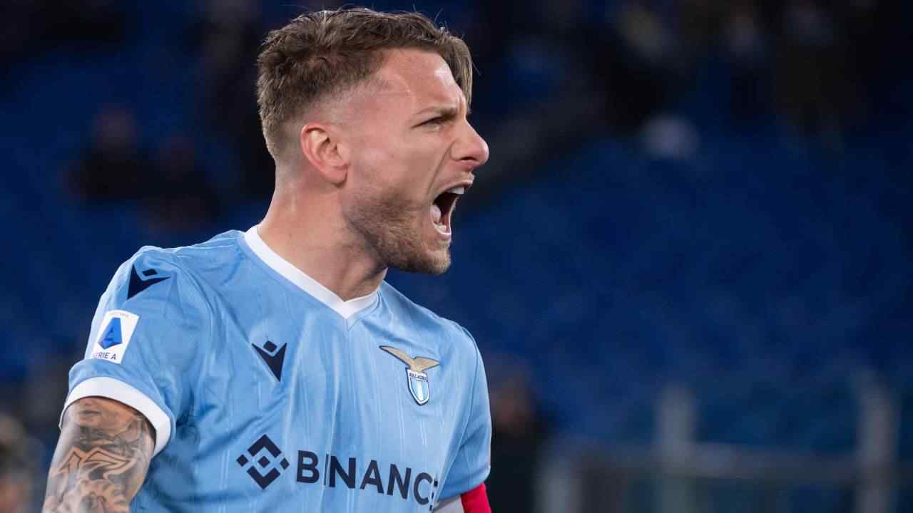 Ciro Immobile con la maglia della Lazio - credits: Ansa Foto. MeteoWeek.com