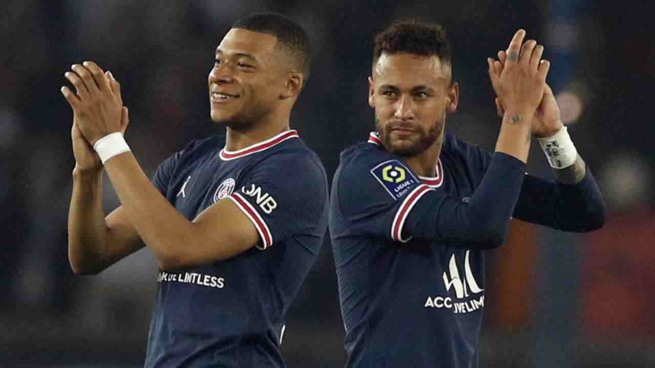 Neymar e Mbappe - credits: Ansa Foto. MeteoWeek.com