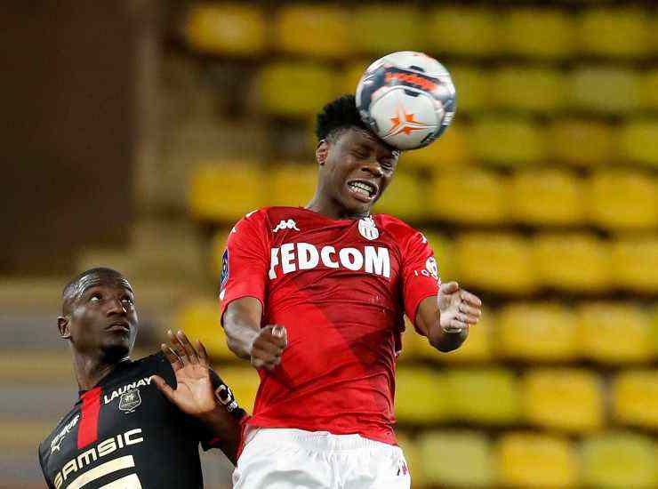 Aurelien Tchouameni con la maglia del Monaco - credits: Ansa Foto. MeteoWeek.com