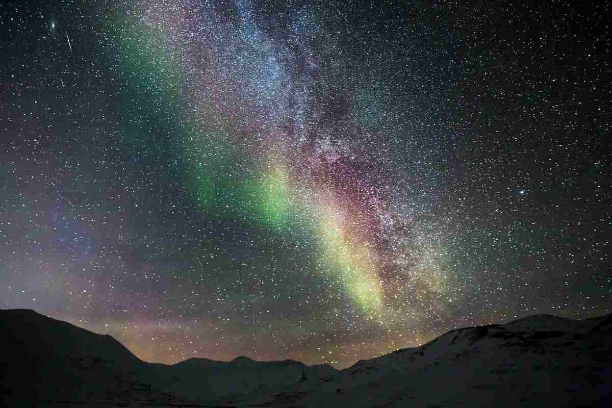 Cielo stellato notturno